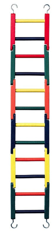 Prevue Carpenter Creations Hardwood Bendable 6 Section Ladder For Pet With Love