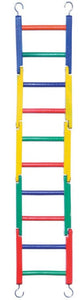 Prevue Carpenter Creations Jointed Wood Bird Ladder 20 Long Multicolor For Pet With Love