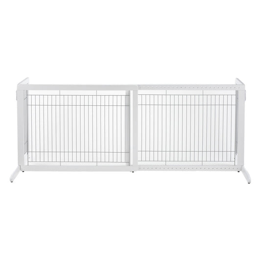 Richell Freestanding Pet Gate HL White 39.4 - 70.9 x 23.6 x 27.6 For Pet With Love