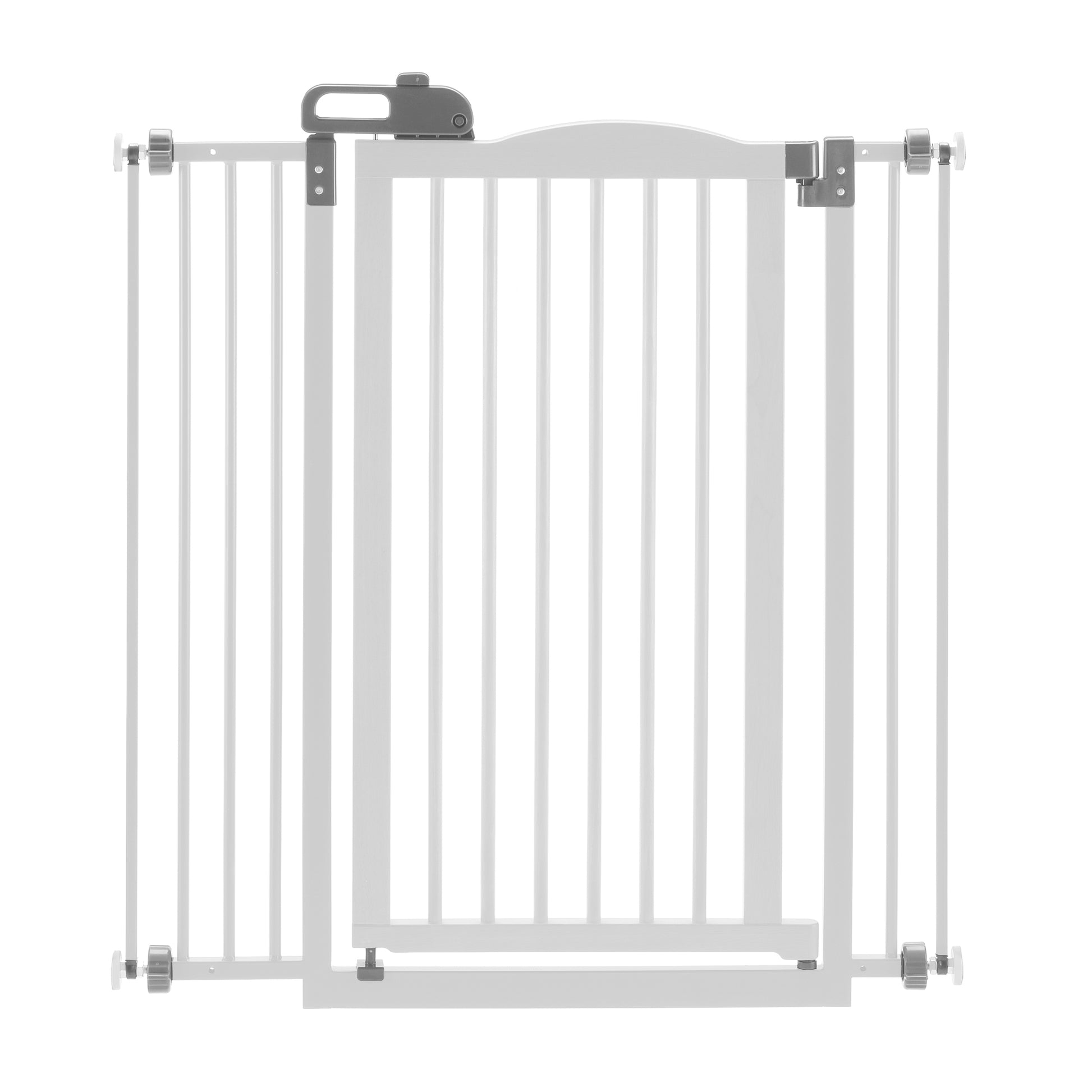 Richell Tall One-Touch Pressure Mounted Pet Gate II White 32.1 - 36.4 x 2 x 38.4 For Pet With Love