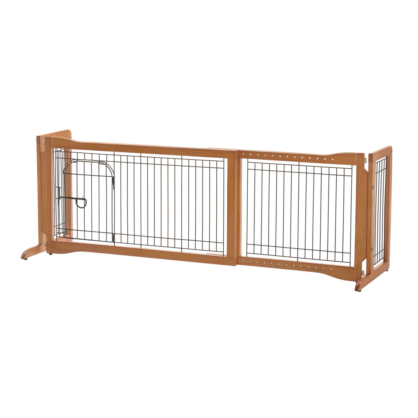 Richell Pet Sitter Freestanding Pet Gate Plus Autumn Matte 38.2-59.8 x 18.5 x 20.9 For Pet With Love