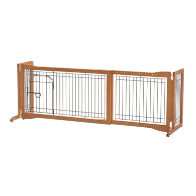 Richell Pet Sitter Freestanding Pet Gate Plus Autumn Matte 38.2-59.8 x 18.5 x 20.9