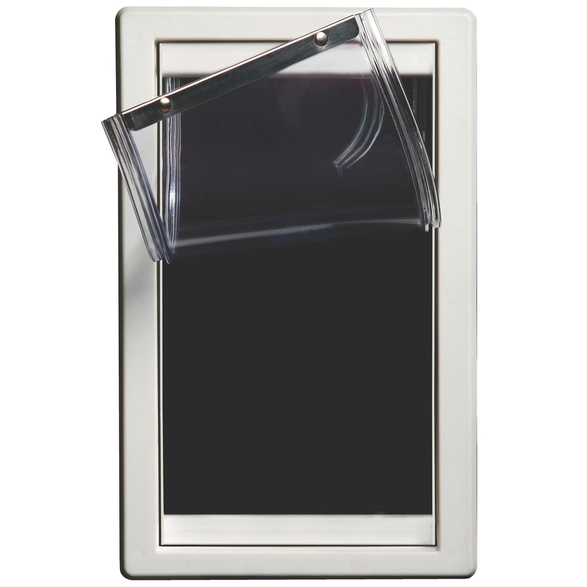 Ideal Pet Products Screen Guard Pet Door Medium White 1.25 x 9.5 x 15.12 For Pet With Love