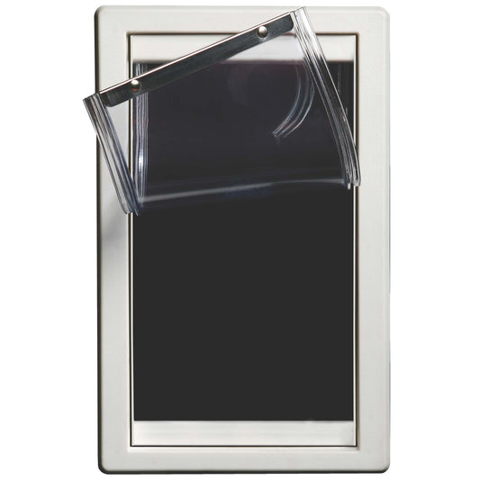 Ideal Pet Products Screen Guard Pet Door Medium White 1.25 x 9.5 x 15.12 For Pet With Love