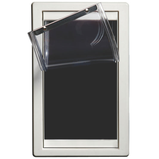 Ideal Pet Products Screen Guard Pet Door Extra Large White 1.25 x 13.62 x 19 For Pet With Love