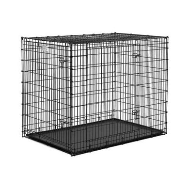 Midwest Solution Series Ginormous Double Door Dog Crate Black 54 x 37 x 45