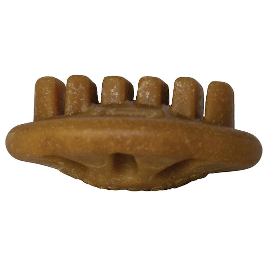 Starmark Dog Everlasting Treat with Dental Ridges Chicken Small Brown 1.5 x 1.5 x 0.5 For Pet With Love