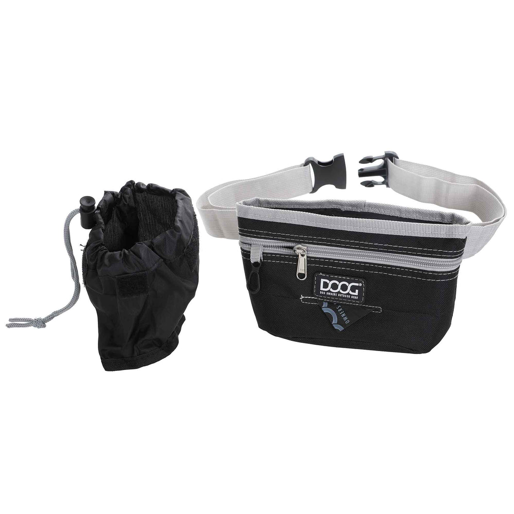 DOOG Treat and Training Pouch Large Black/Grey 8 x 8 x 5