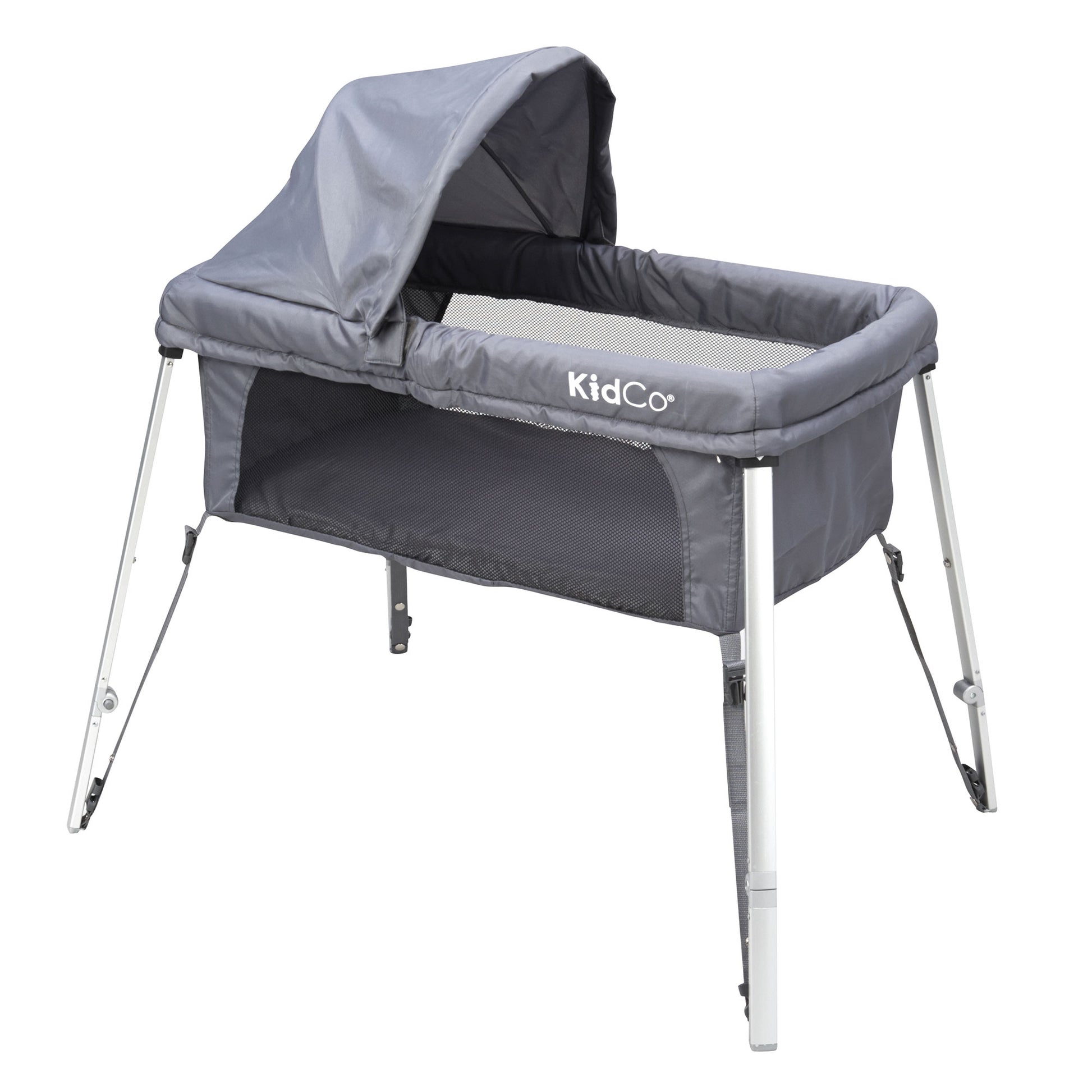 Kidco DreamPod Travel Bassinet Gray 23 x 41.5 x 38 For Pet With Love