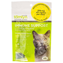 Load image into Gallery viewer, Tomlyn Immune Support L-Lysine Chews for Cats Hickory Smoke Flavor For Pet With Love
