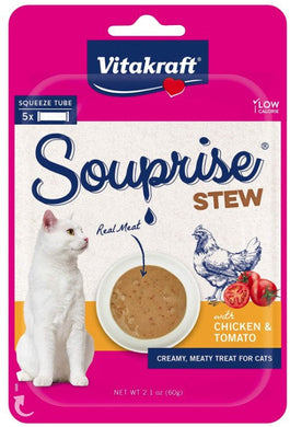 VitaKraft Souprise Stew Lickable Cat Treat Chicken and Tomato For Pet With Love