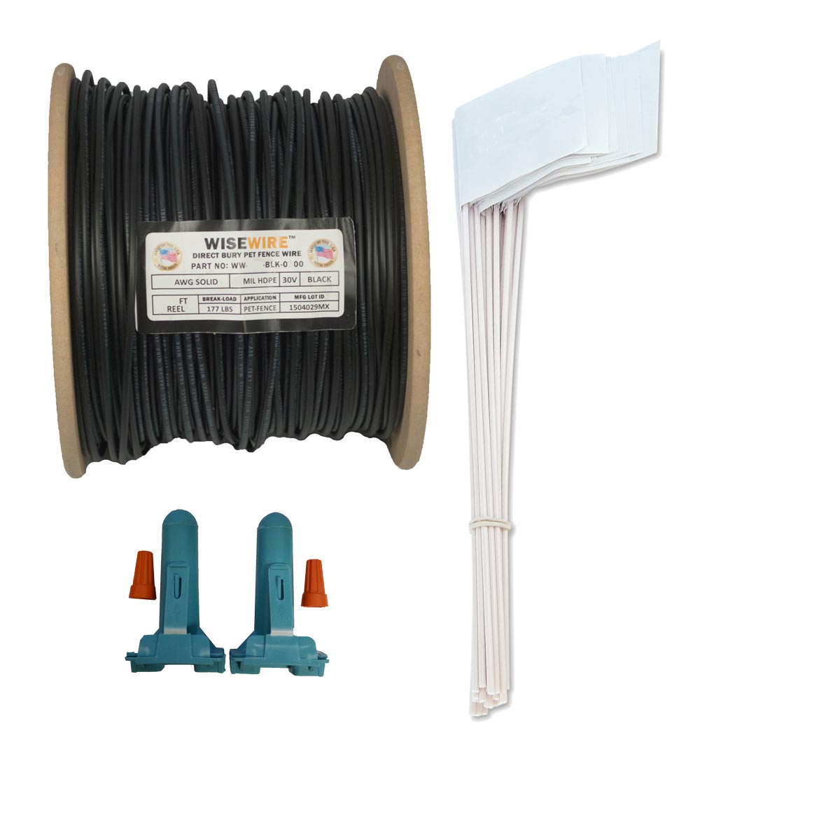 WiseWire 14 gauge Boundary Wire Kit 500ft For Pet With Love