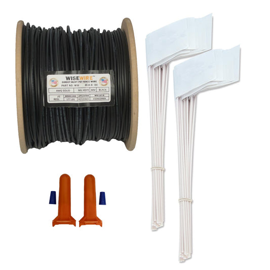 WiseWire 16 gauge Boundary Wire Kit 1000ft For Pet With Love