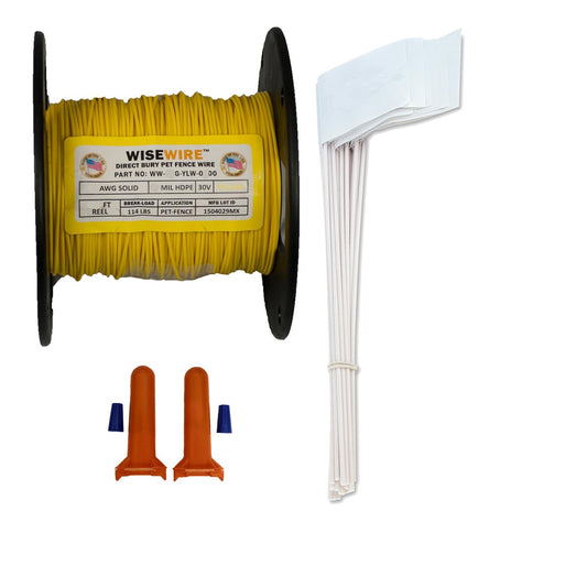 WiseWire 20 gauge Boundary Wire Kit 500ft For Pet With Love