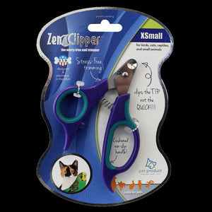 Pet Product Innovations Zen Clipper XSmall – StressFree, SizeSpecific Nail Clipper for Most Adult Cats, Larger Birds, Puppies, Large Reptiles
