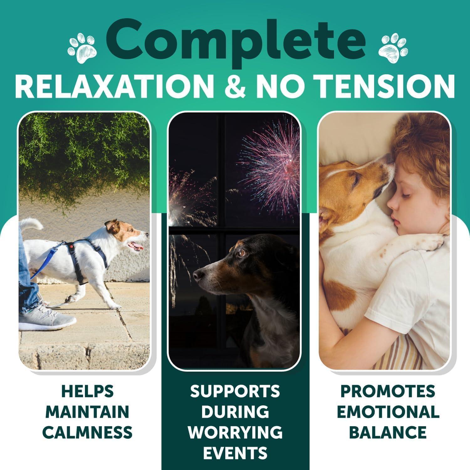 Artullano Hemp Anxiety Relief Calming Chews for Dogs 120 Chews For Pet With Love