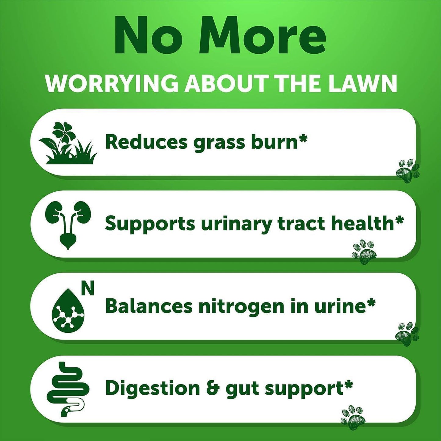 Artullano Dog Probiotics Digestive Enzymes & Urine Neutralizer for Green Lawn 120 Chews For Pet With Love