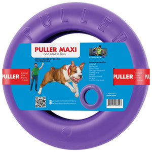 PULLER Maxi - Outdoor Dog Ring Toy - Fetch Toy and Tug-of-War Dog Toy for Large Breeds
