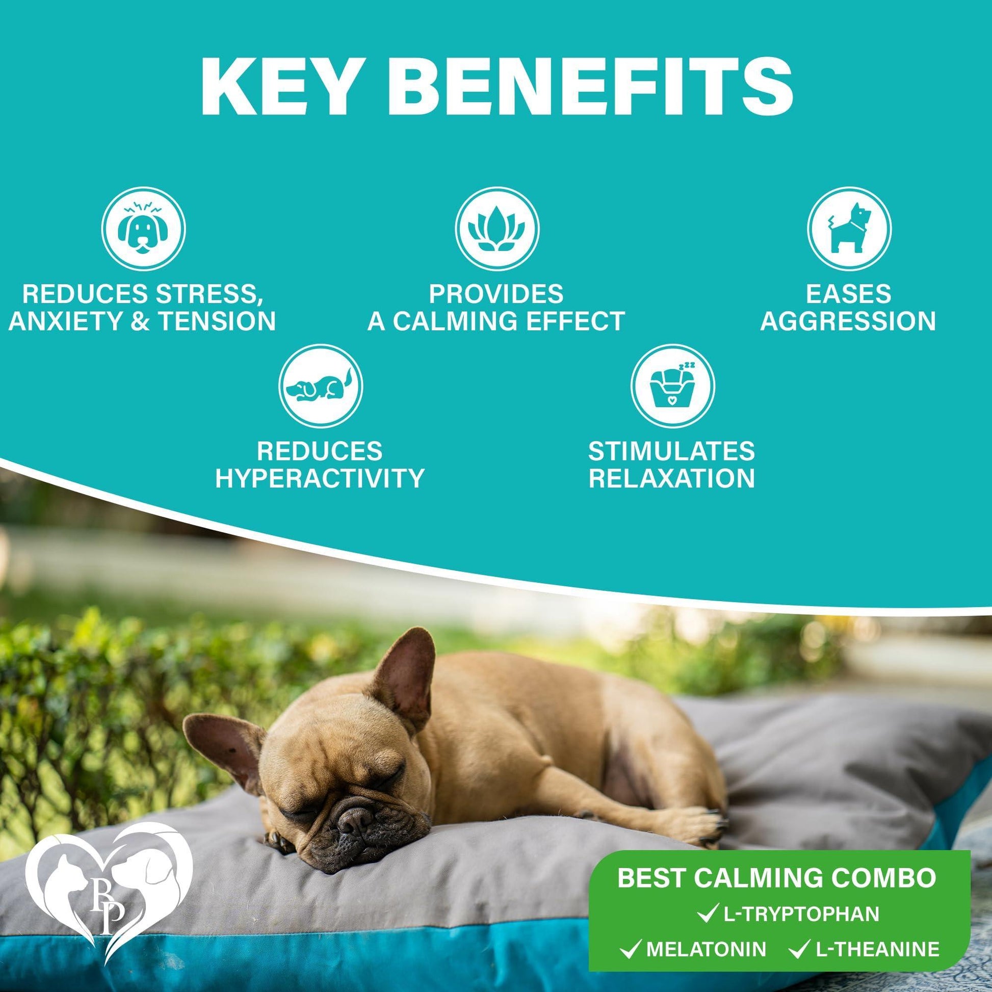 Beloved Pets Hemp Calming & Separation Anxiety Relief Chews for Dogs & Puppies For Pet With Love