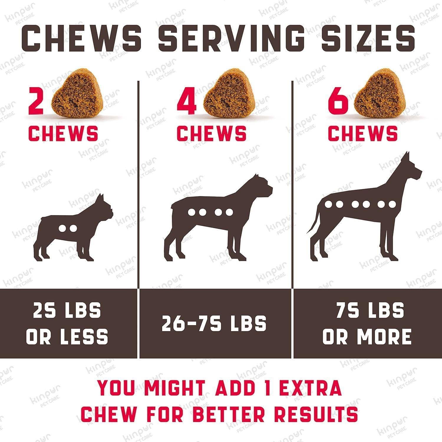 Kinpur Pet Care Dog UTI Treatment w/Cranberry 180 Chews For Pet With Love