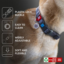 Load image into Gallery viewer, Reflective Cotton Dog Collar Eco Friendly Alt to Nylon Collar for Small Medium
