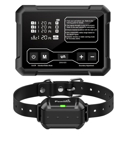 PAWIOUS Wireless High Precision Dog Containment System for Up to 1 Acre For Pet With Love