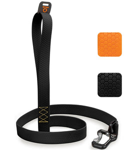 COLLAR Extra Heavy Duty Durable EVOLUTOR Dog Leash 10 Ft (Black)