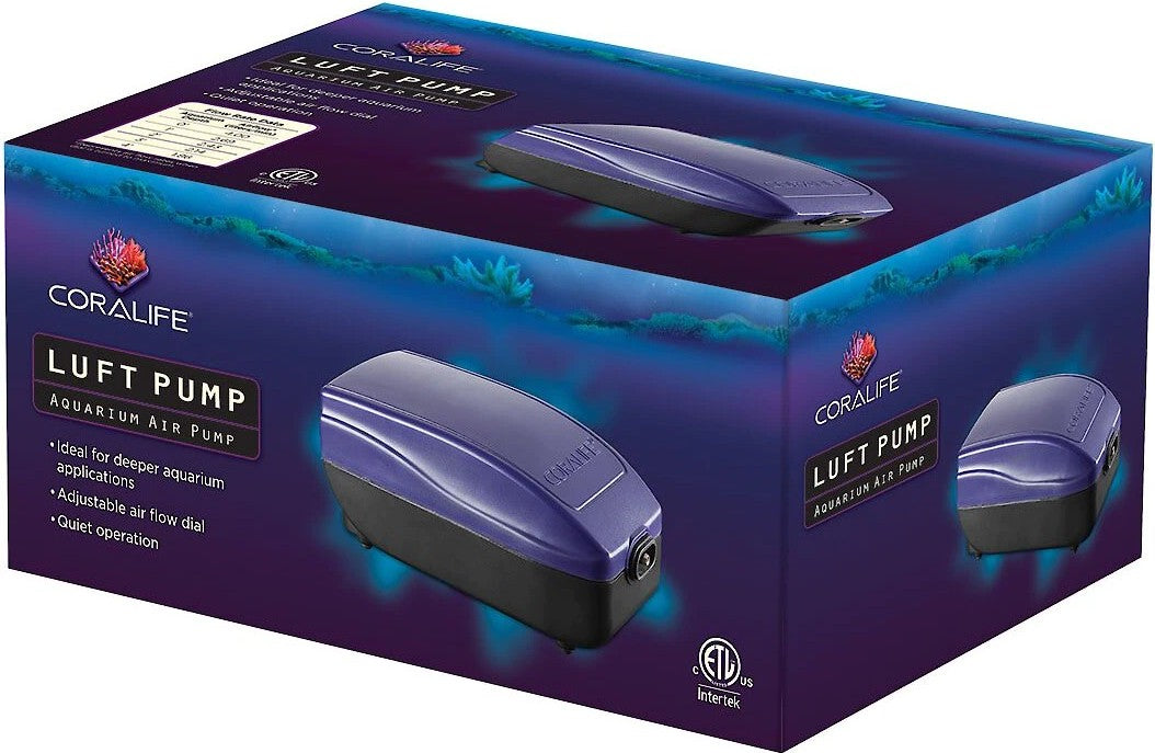 Coralife Luft Pump Deep Water Aquarium Air Pump