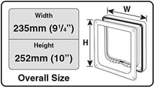 Load image into Gallery viewer, Cat Mate Large Cat Flap 4 Way Locking Door
