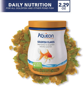 Aqueon Goldfish Flakes Daily Nutrition for All Goldfish and Other Pond Fish