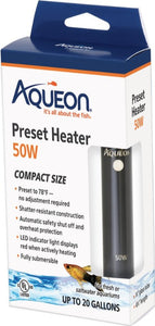 Aqueon Preset Heater for Aquariums Compact Size