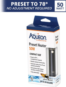 Aqueon Preset Heater for Aquariums Compact Size