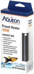 Aqueon Preset Heater for Aquariums Compact Size