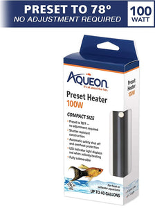 Aqueon Preset Heater for Aquariums Compact Size