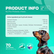 Load image into Gallery viewer, CHEWIA NO POO Coprophagia Deterrent for Dogs Duck Flavor Travel Pack 5 Oz
