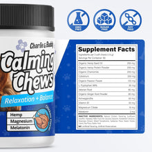 Load image into Gallery viewer, Charlie and Buddy Anxiety Relief Calming Chews for Dogs 90 Chews
