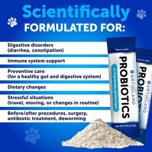 Probiotic Powder for Dogs - Supports Gut Health, Itchy Skin Allergies, Immunity