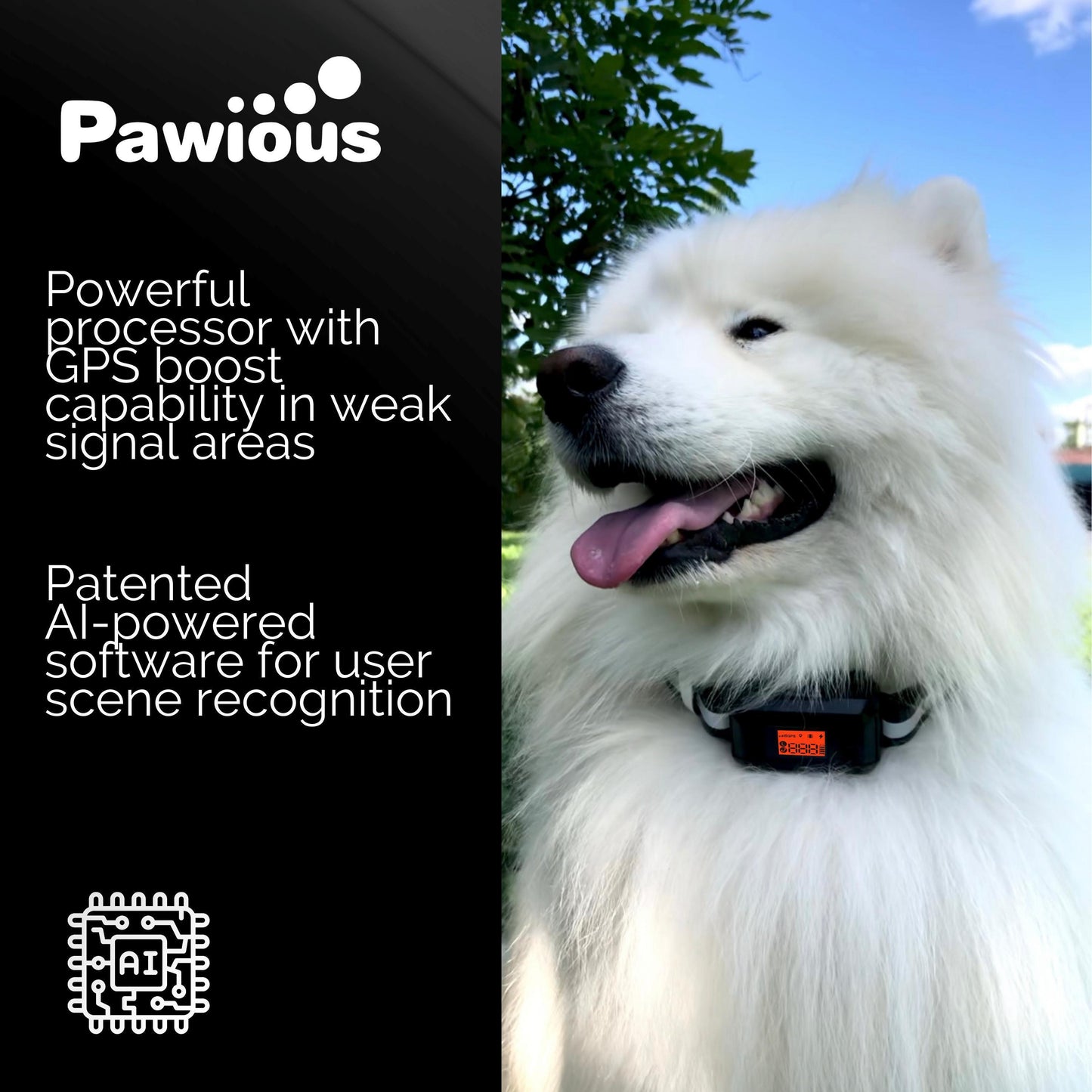 Pawious GPS Dog Fence F810 Pro   2nd Gen with GPS Signal Boost   Wireless Dog For Pet With Love