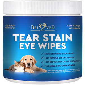 Cat & Dog Eye Wash Drops & Tear Stain Remover Cleaner Eye Infection Treatment