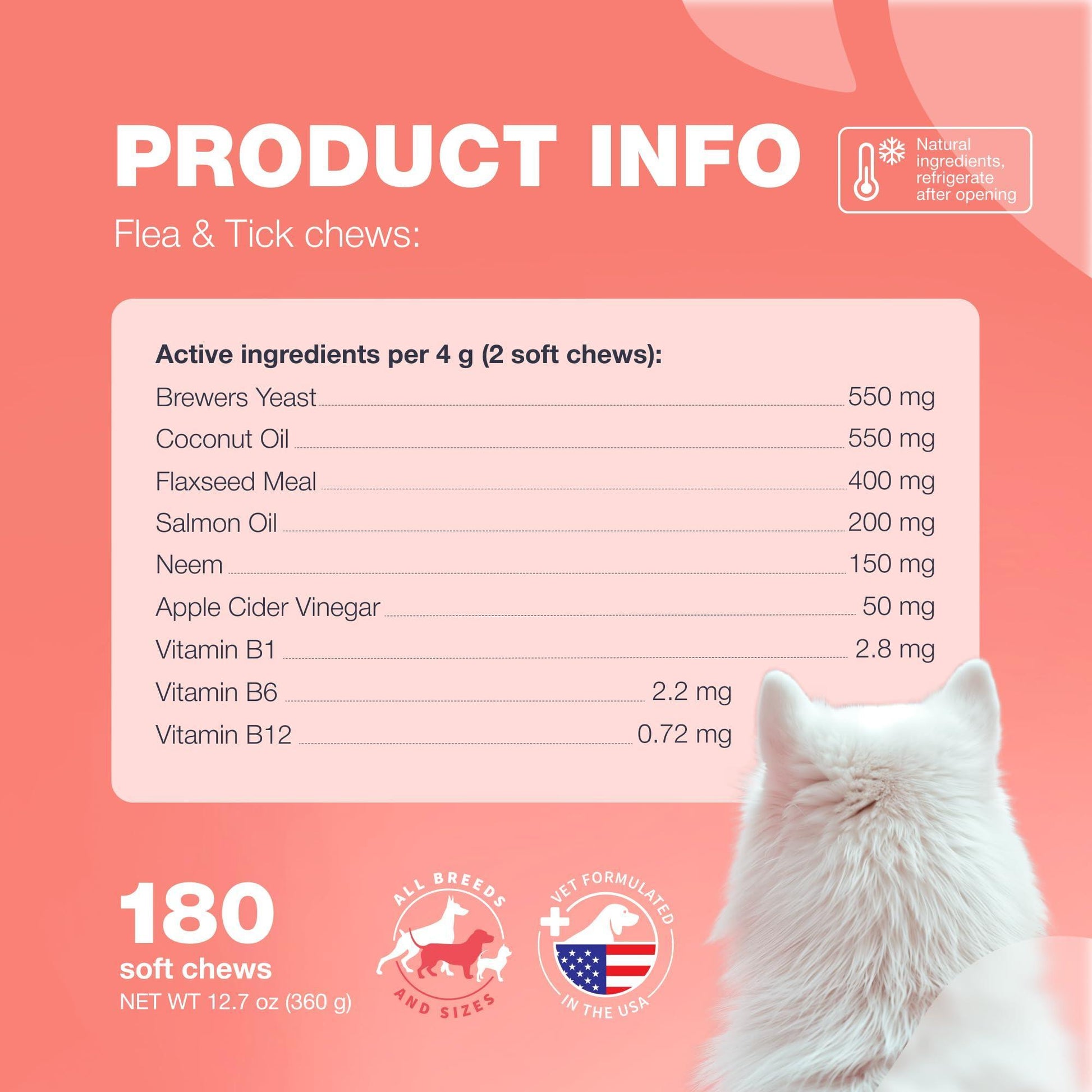 Dog Flea and Tick Treatment Chews   Flea and Tick Prevention for Dogs   Flea & For Pet With Love