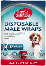 Load image into Gallery viewer, Simple Solution Disposable Male Wraps Small
