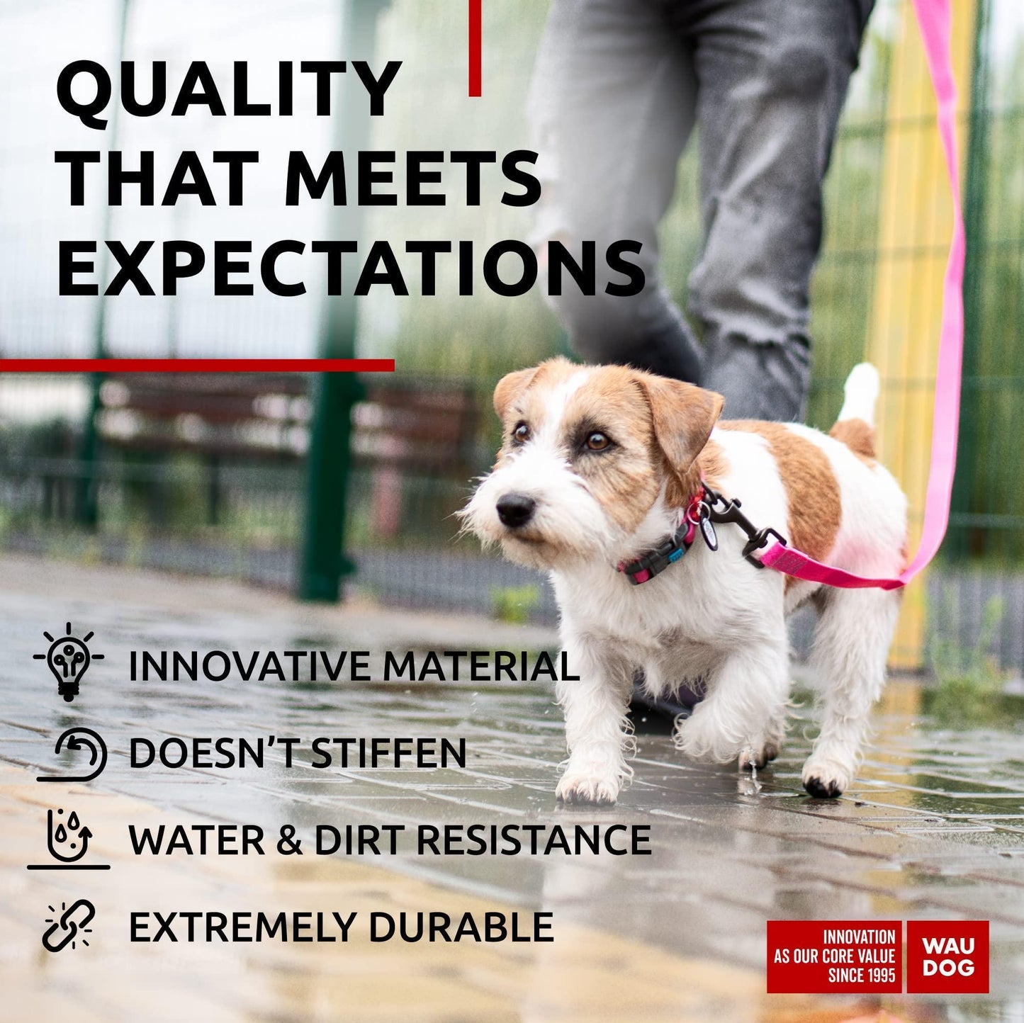 Waterproof Dog Leash 4 Ft   6 Ft   Anti Slip Dog Leash for Large Dogs Small and For Pet With Love