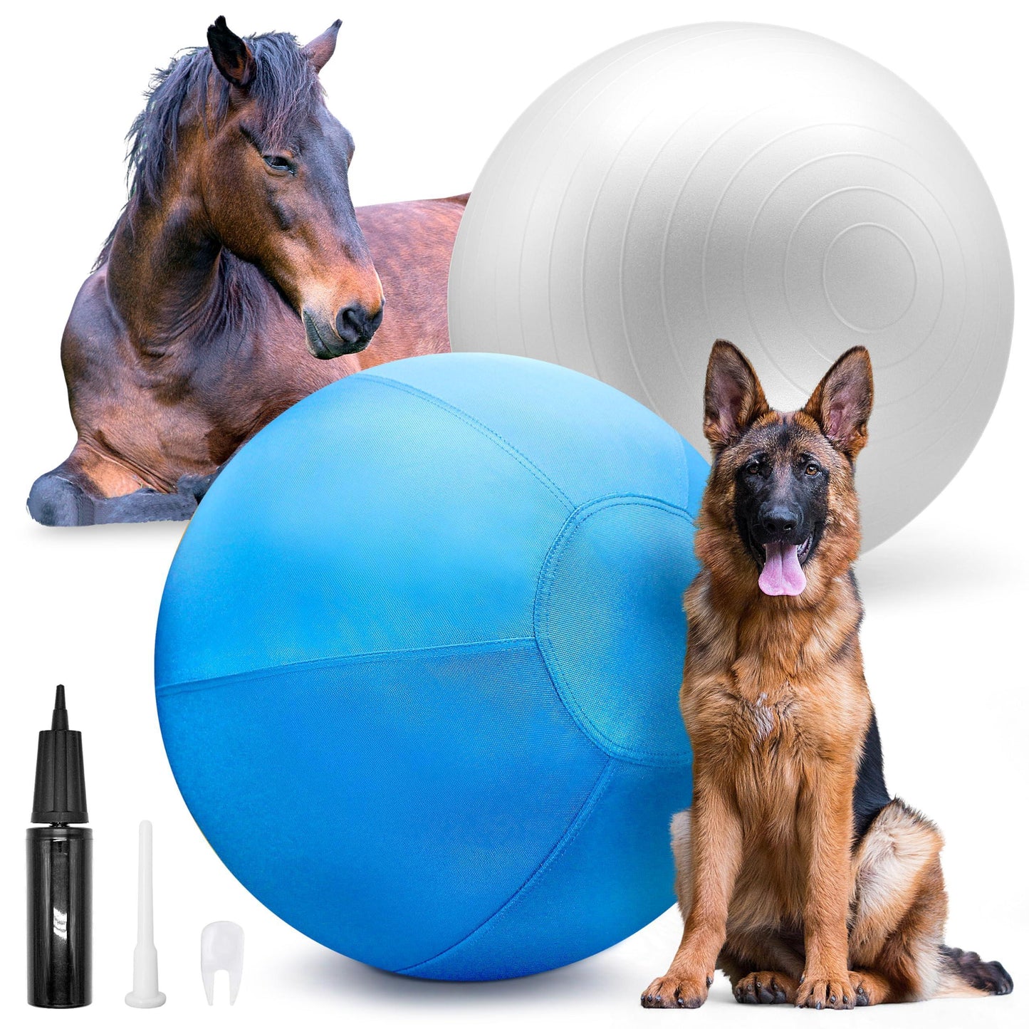 Herding Ball for Dogs 25  Blue For Pet With Love