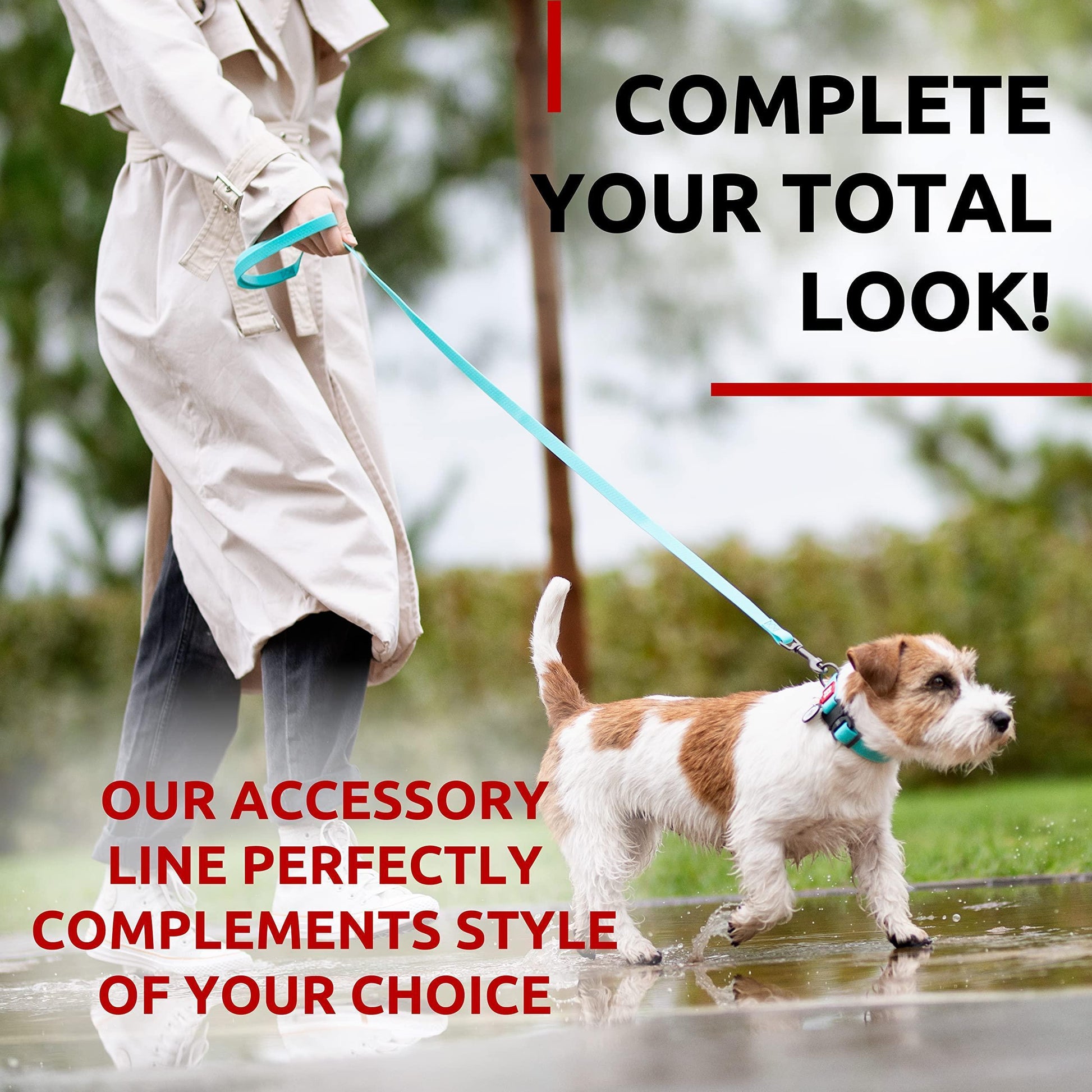 Waterproof Dog Leash 4 Ft   6 Ft   Anti Slip Dog Leash for Large Dogs Small and For Pet With Love