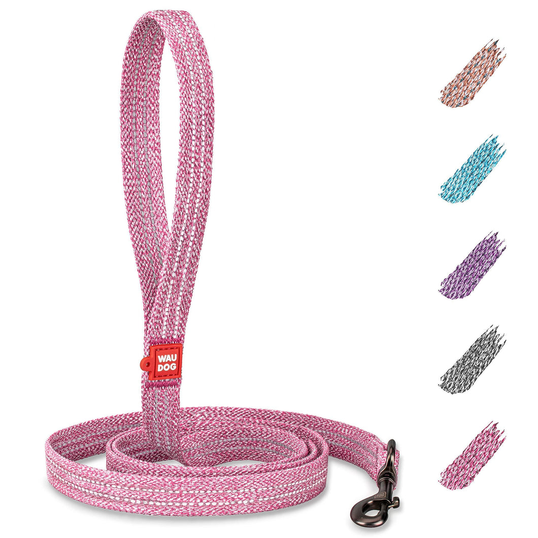 Recycled Cotton Dog Leash 6 Ft   10 Ft Eco Friendly Collar for Small Medium &