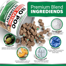 Load image into Gallery viewer, YUMA&#39;S No Poo Coprophagia Deterrent Chews for Dogs. Probiotics &amp; Digestive Enzymes Supplement. Made in USA. 170 Chews.
