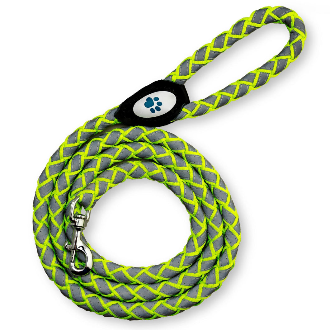 Reflective Dog Leash. Heavy Duty and Durable for Large and Medium Breeds. 6 Ft