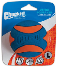 Load image into Gallery viewer, Chuckit Ultra Squeaker Ball Dog Toy
