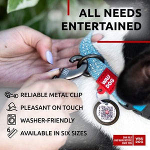 Recycled Cotton Dog Leash 6 Ft   10 Ft Eco Friendly Collar for Small Medium &