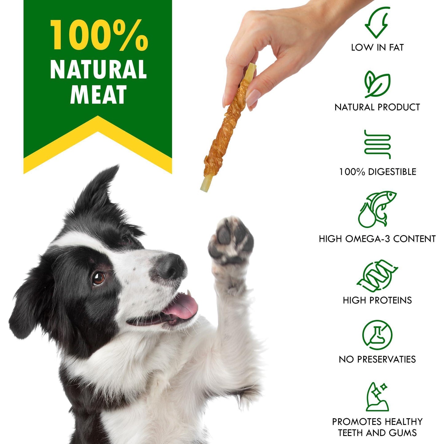 Beloved Pets All Natural Chicken Wrapped Cod Sticks Dog Treats 10.6 Oz For Pet With Love